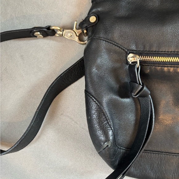 Foley & Corrina Black Leather Tote Bag - Picture 6 of 8